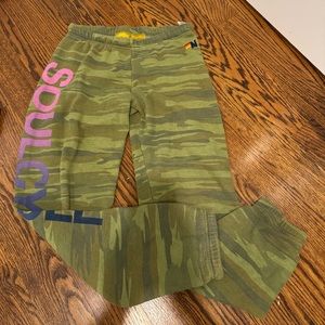 Aviator nation camo, SoulCycle sweatpants